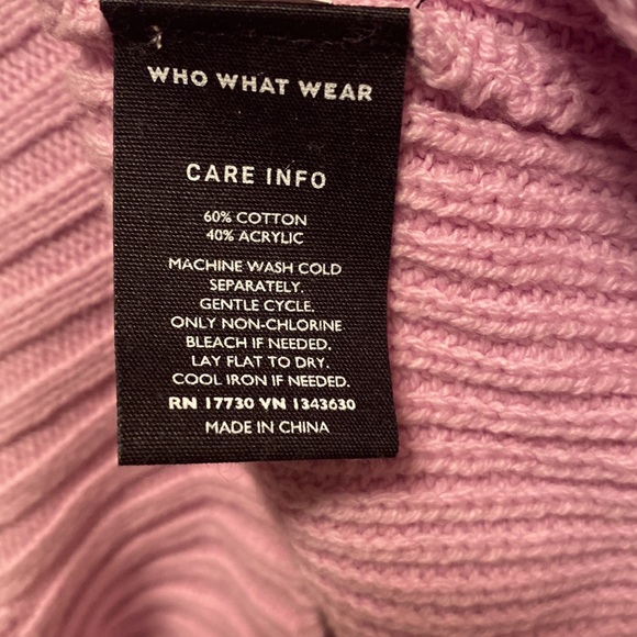 Brand New Who What Wear Orchid Sweater…size 3X - Picture 4 of 5